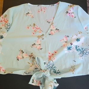 Flower Print Blouse
